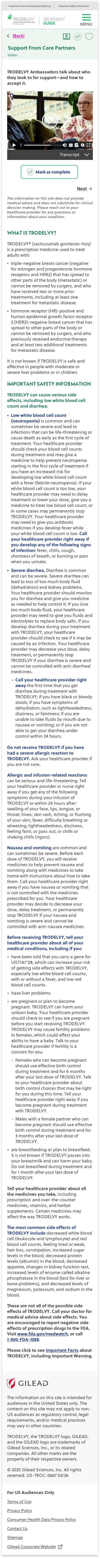 Trodelvy Patient Treatment Guide Mobile Design 23